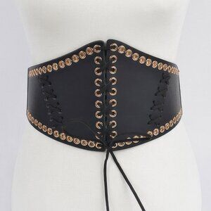 Corset Stretch Belt W Eyelet